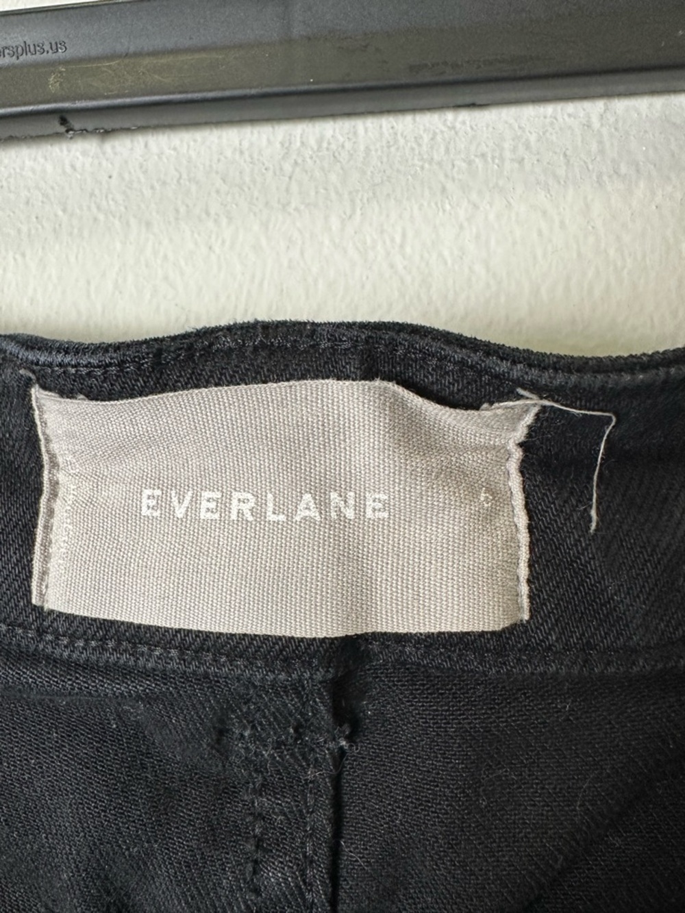 Everlane Cropped Straight Regular Jeans Black Size 6 - Picture 7 of 13